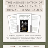 The Assassination of Jesse James by the Coward Robert Ford Workbook